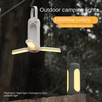 În aer liber Camping Lanterna Multifunctionala Lampa LED 10000Mah de Iluminat Portabil USB Reîncărcabilă Agățat Lampa de Cort Camping